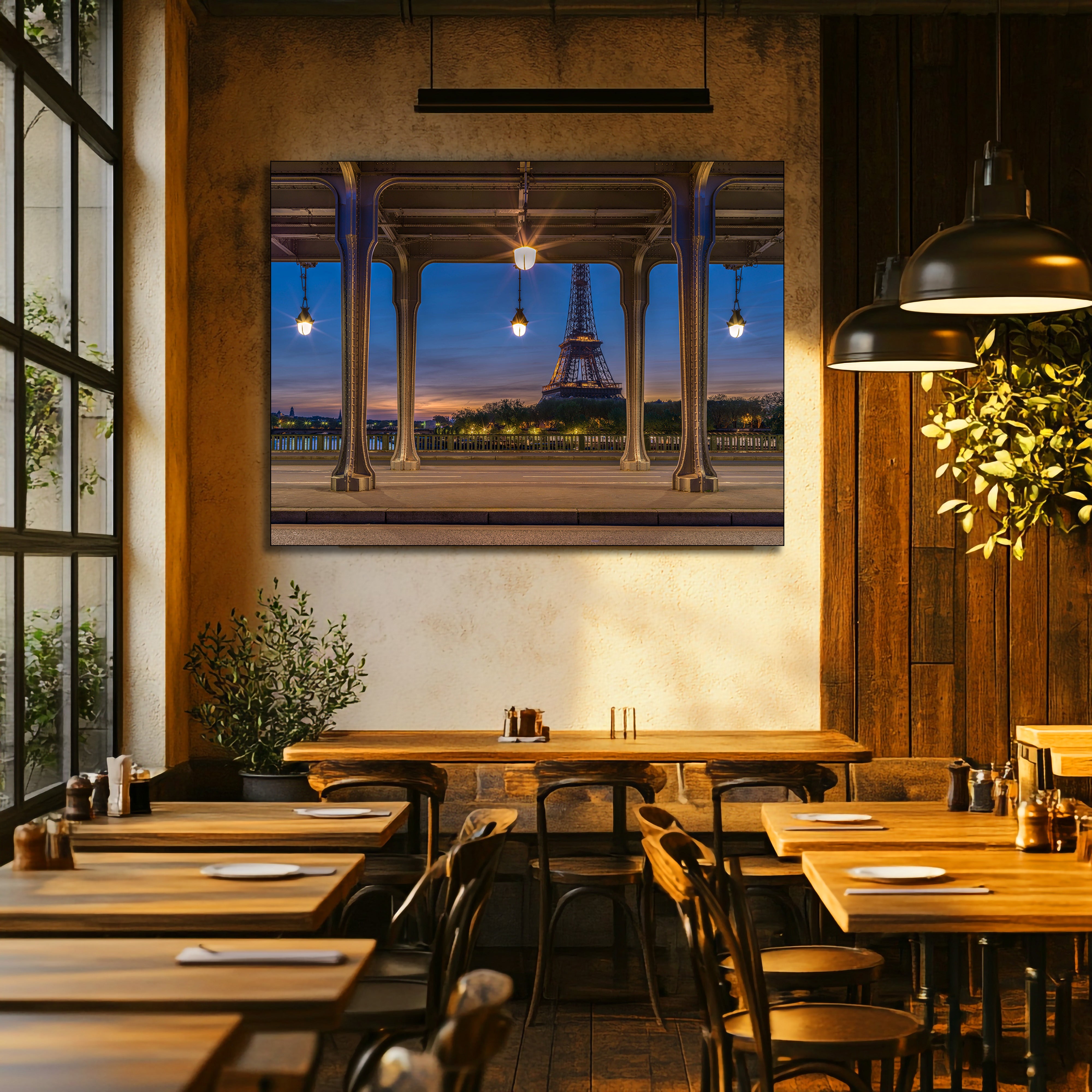 Paris Bir Hakiem Bridge Wall Art | Fine Art Canvas & Metal Print