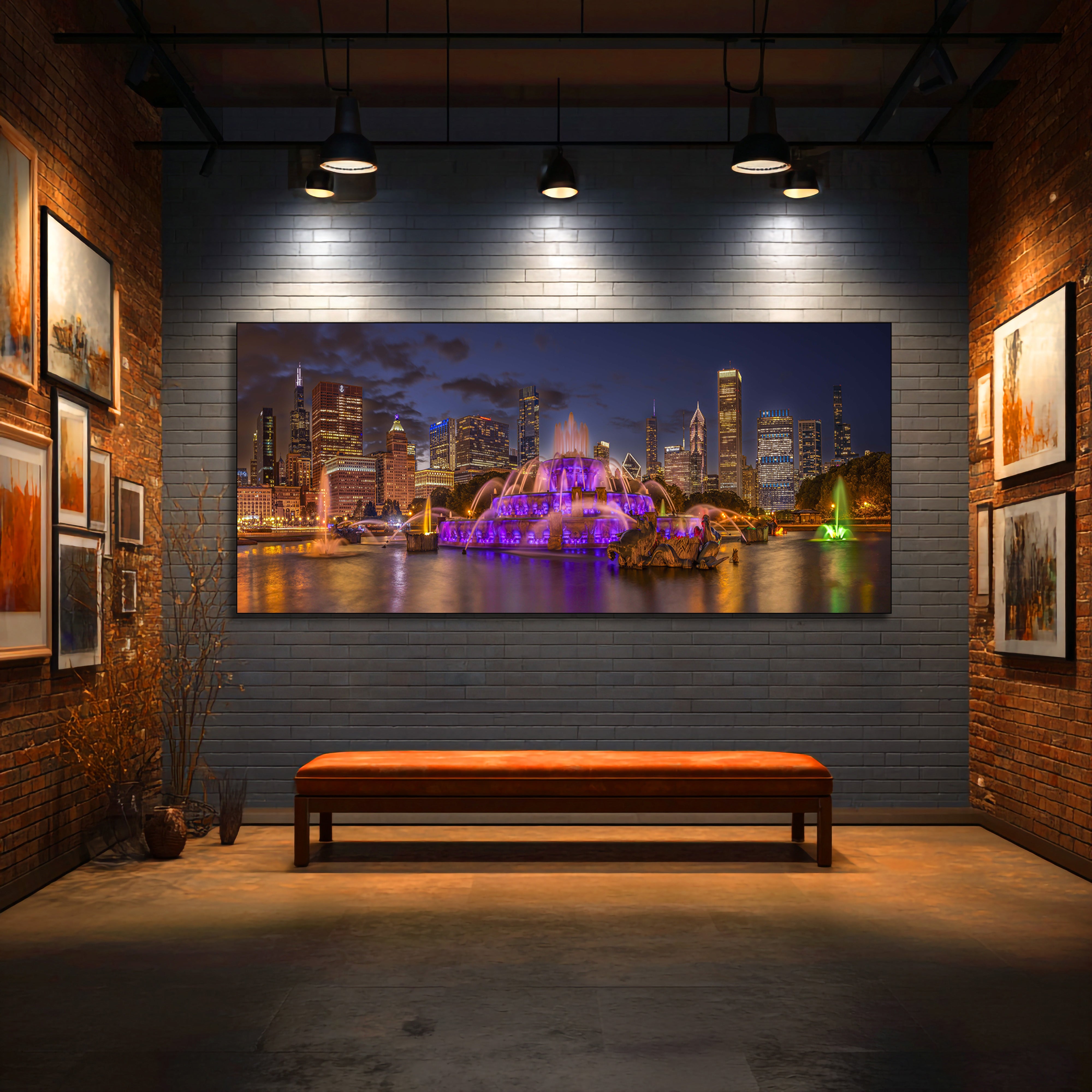 Buckingham Fountain Canvas Print