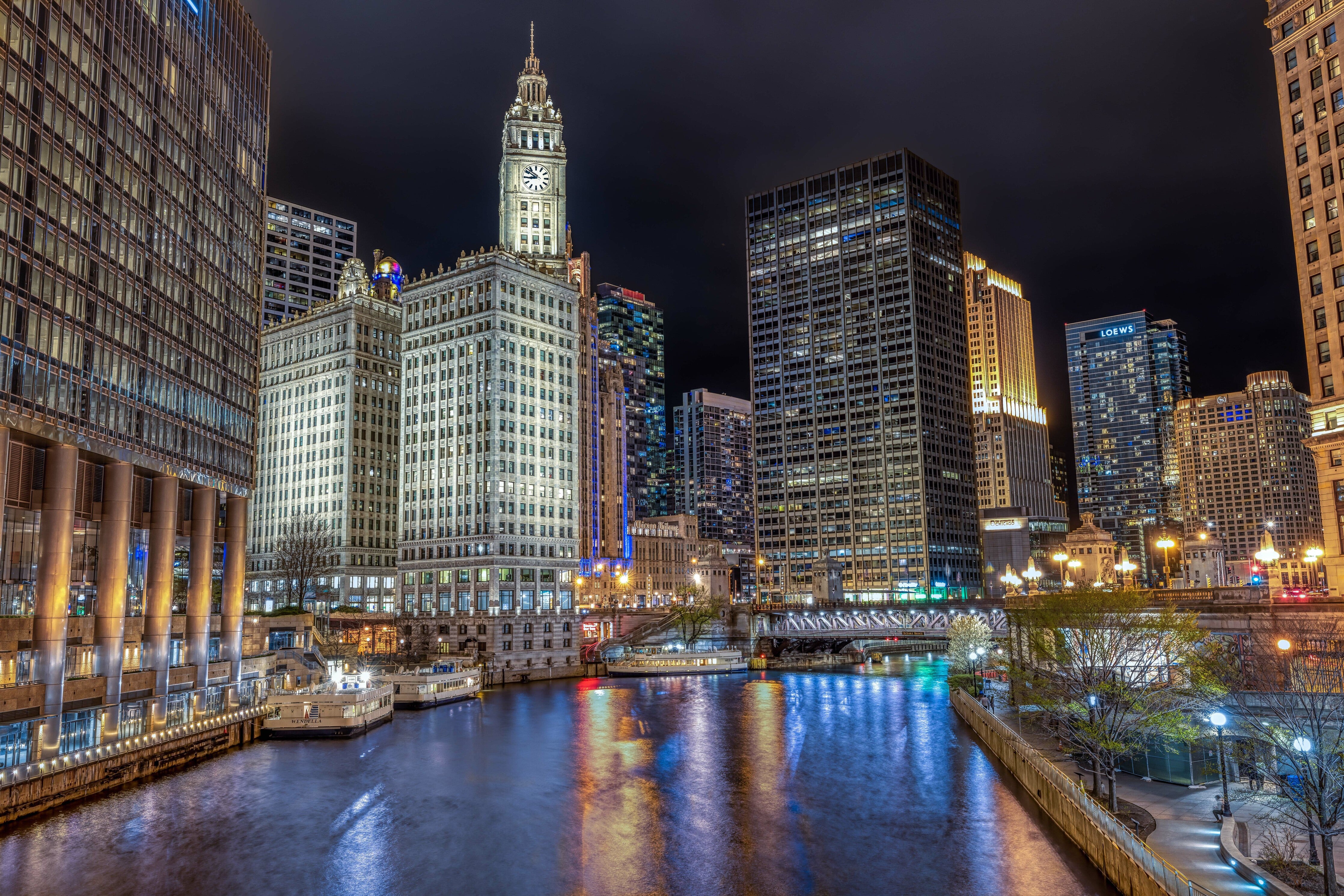 Ethereal Chicago River
