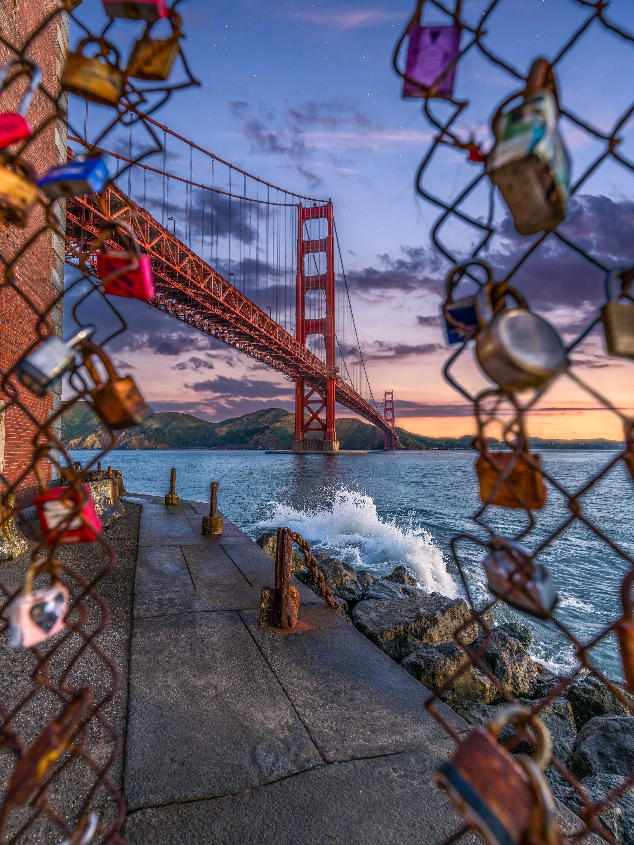 Fort Point Golden Gate Bridge Fine Art | Canvas, Acrylic