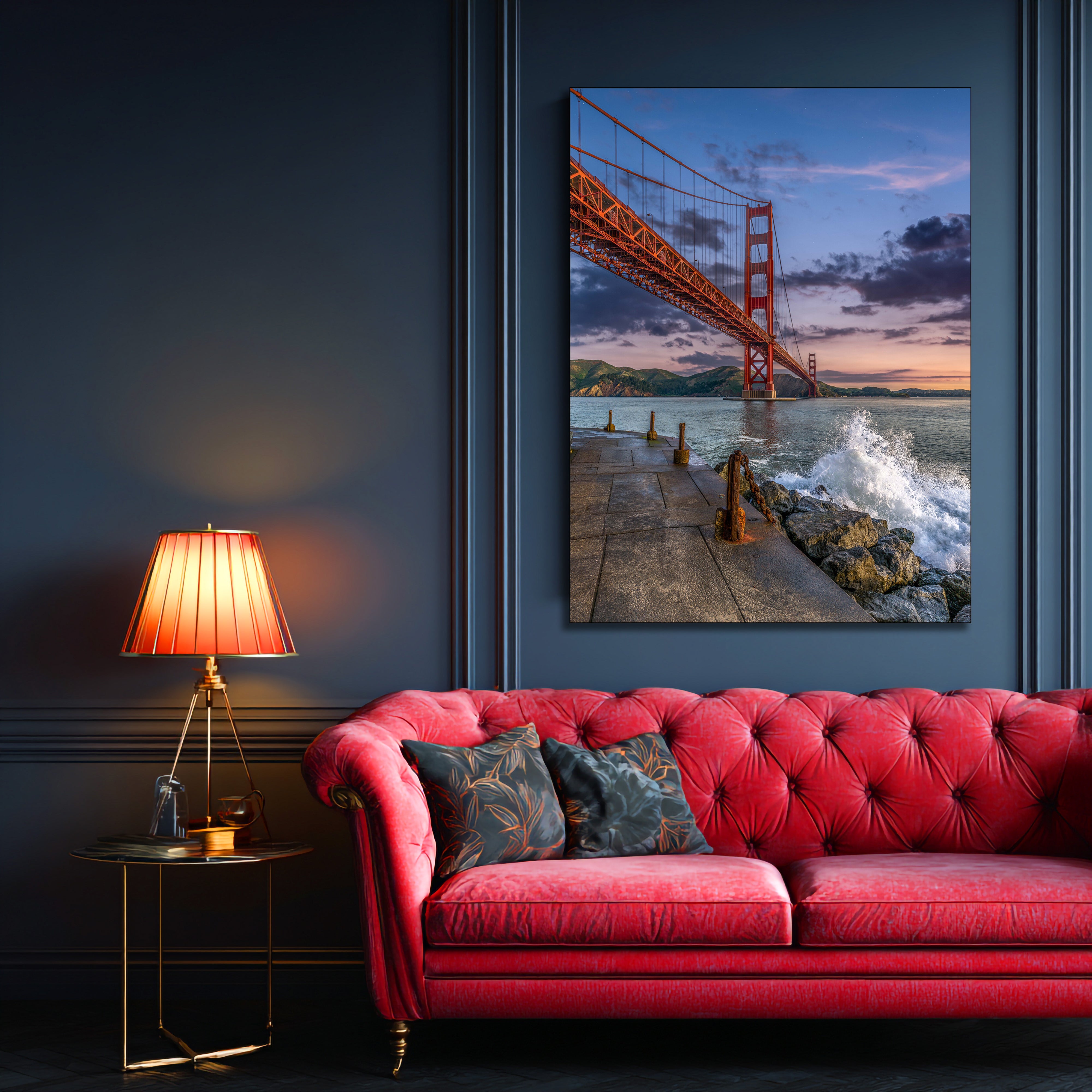 Fort Point Golden Gate Bridge Wall Art | Fine Art Canvas & Acrylic Prints