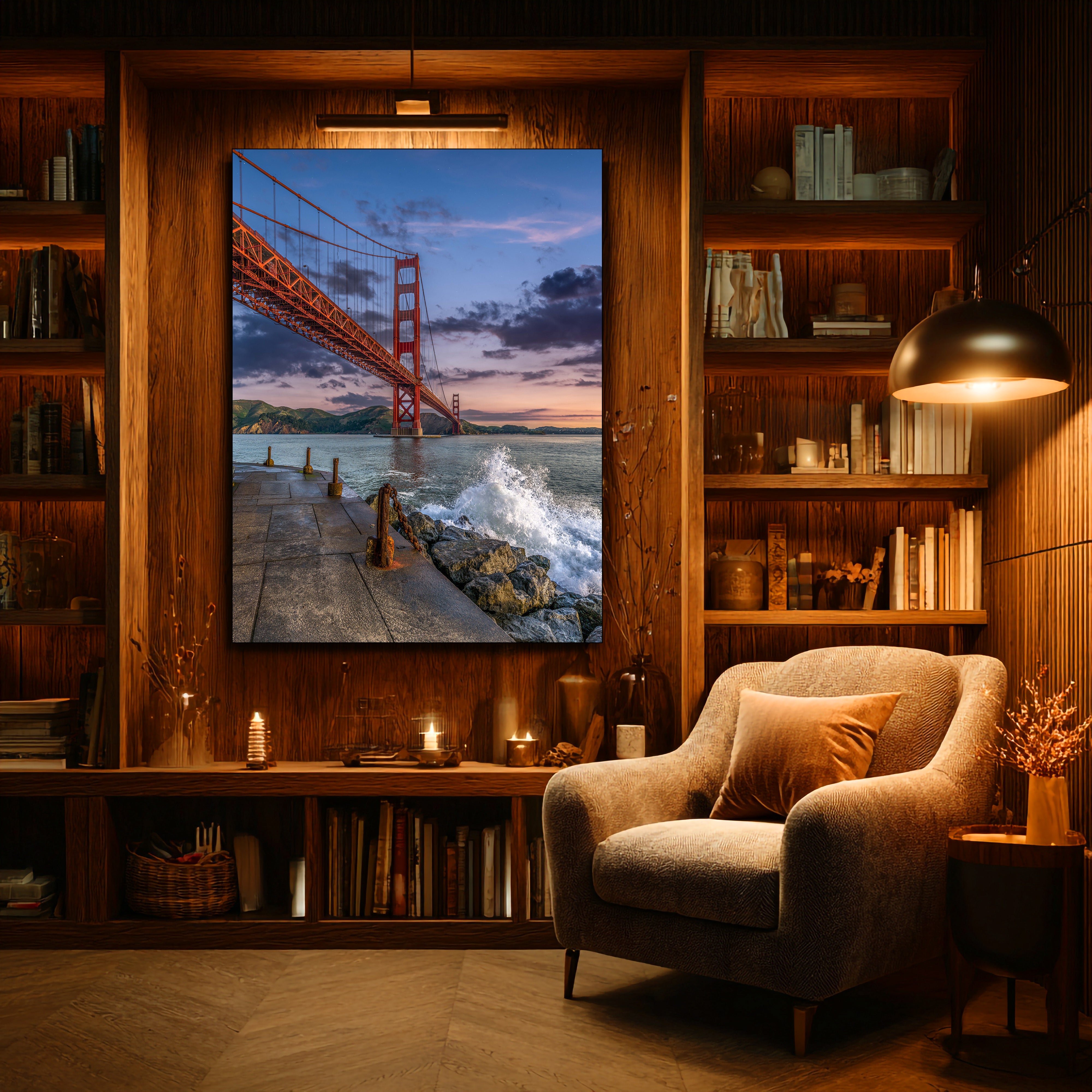 Fort Point Golden Gate Bridge Wall Art | Fine Art Canvas & Acrylic Prints