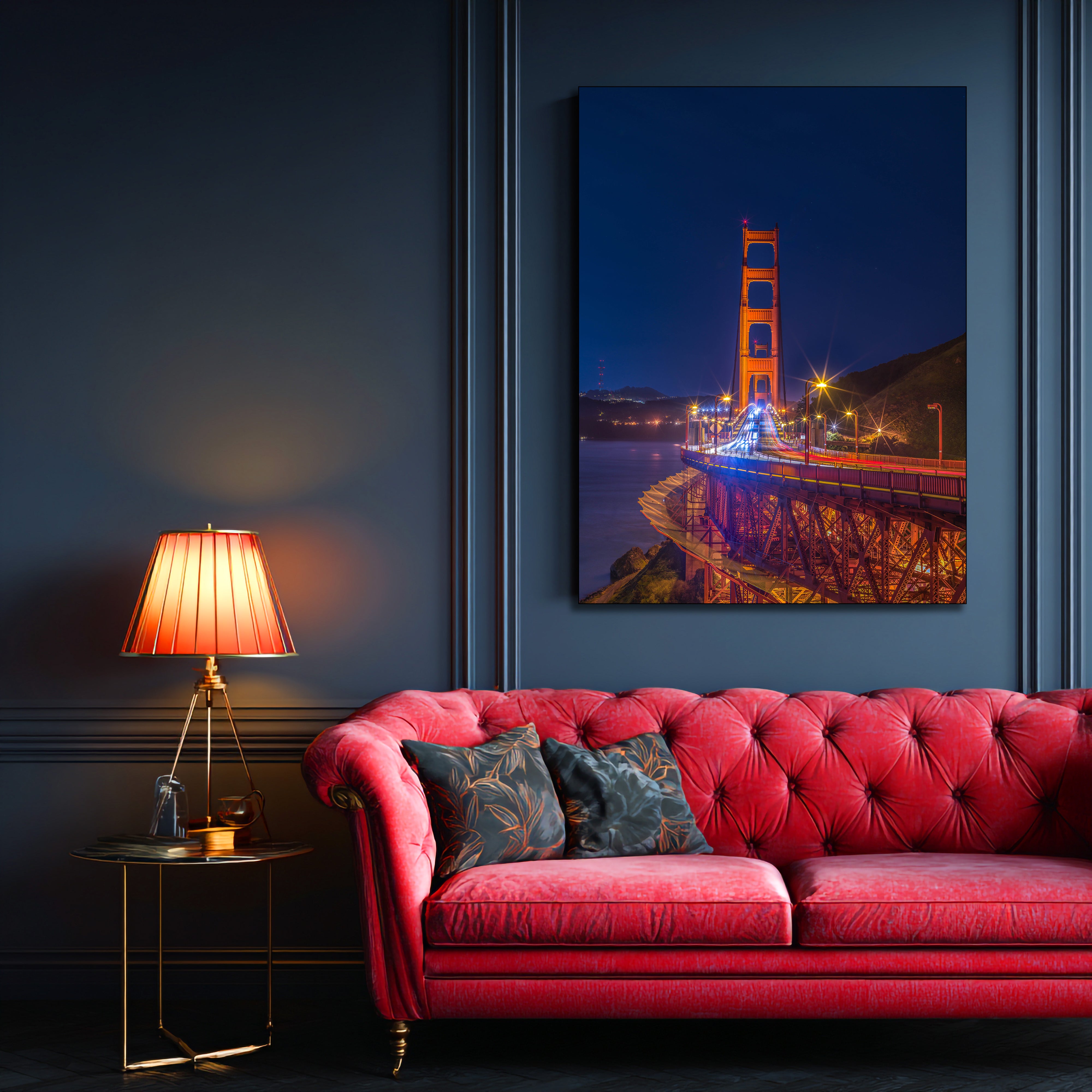 california coastal landmark wall decor