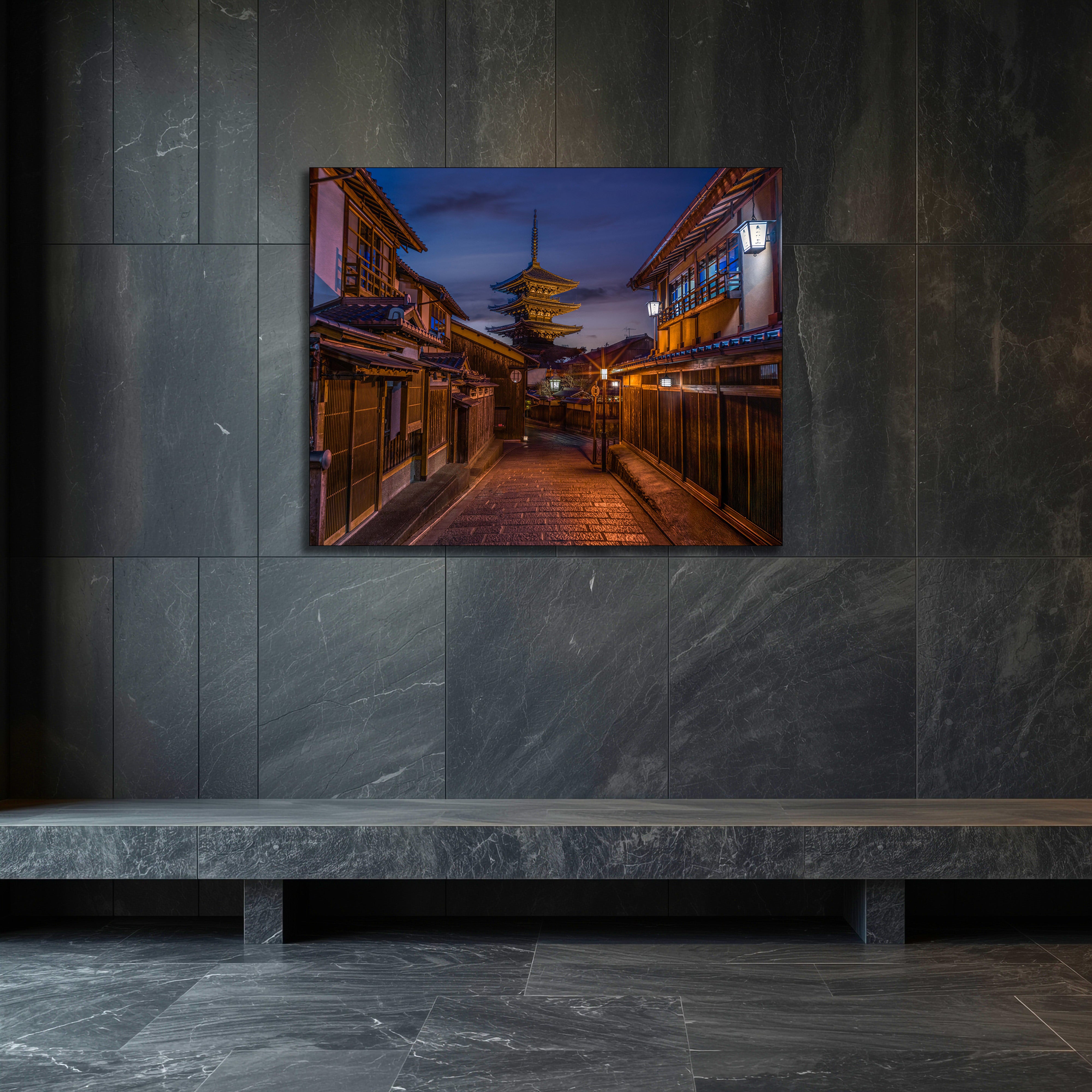 Hokan Ji Temple Kyoto Fine Art | Canvas, Acrylic, Metal