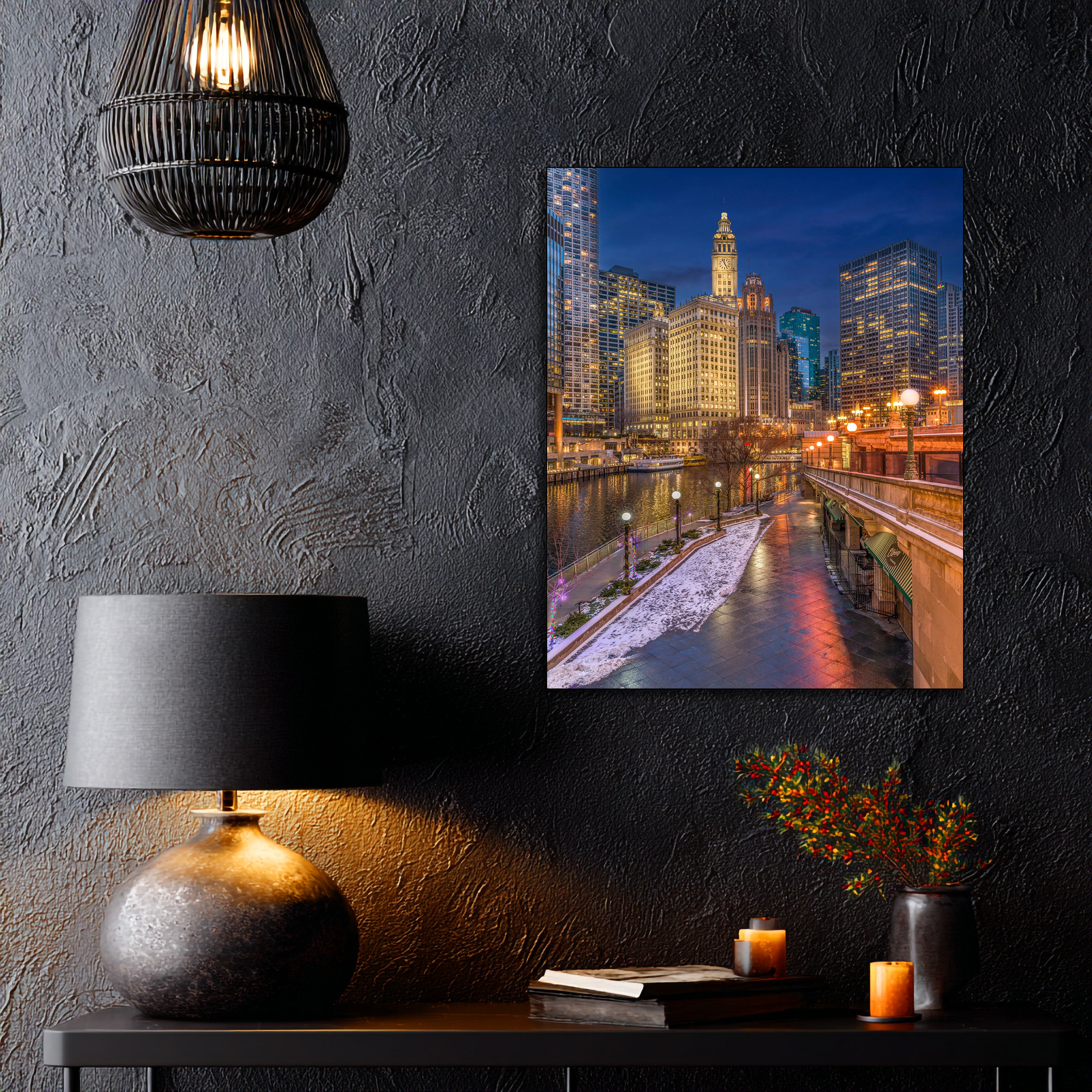 I am Chicago, River North Wabash Street Wall Art | Canvas & Metal