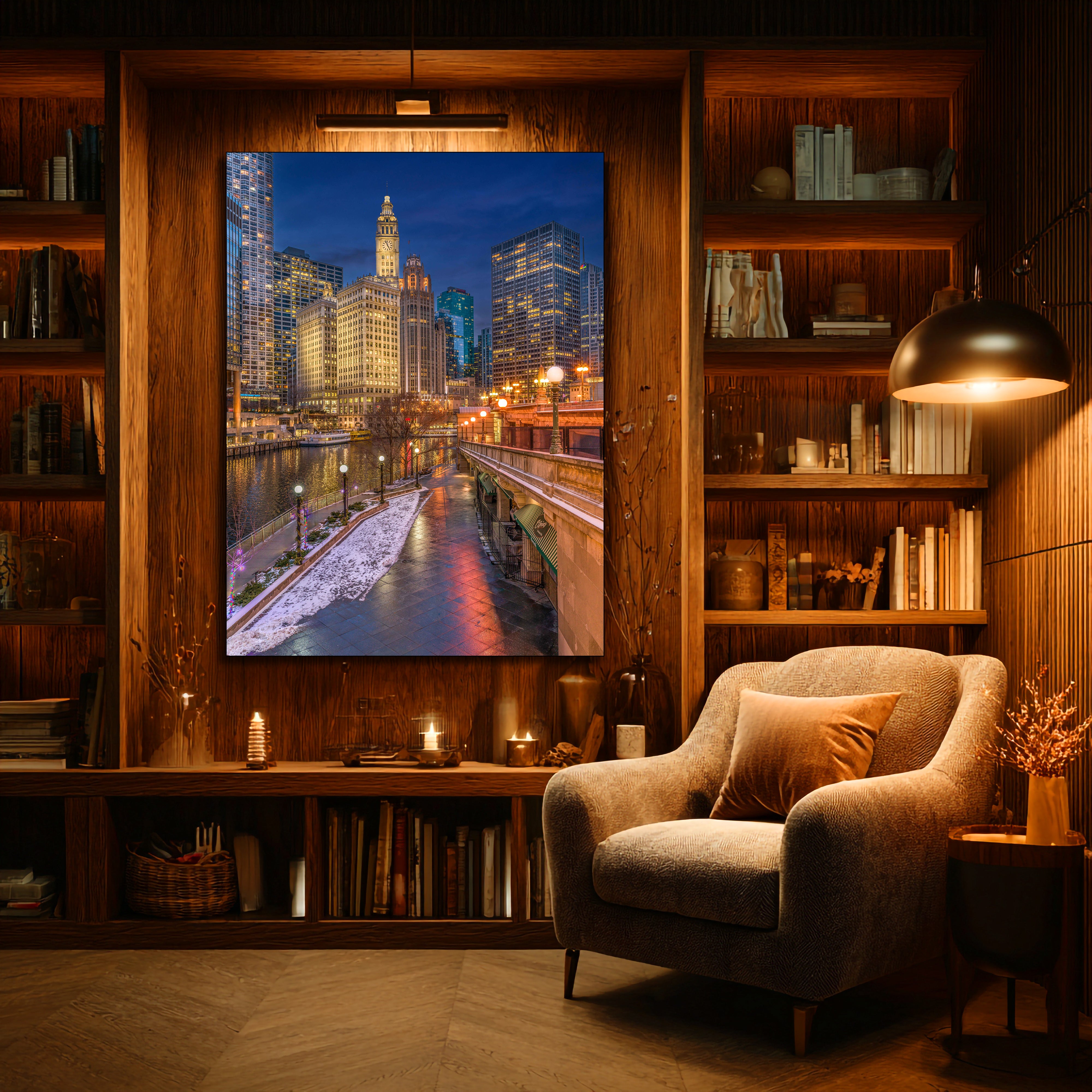 I am Chicago, River North Wabash Street Wall Art | Canvas & Metal