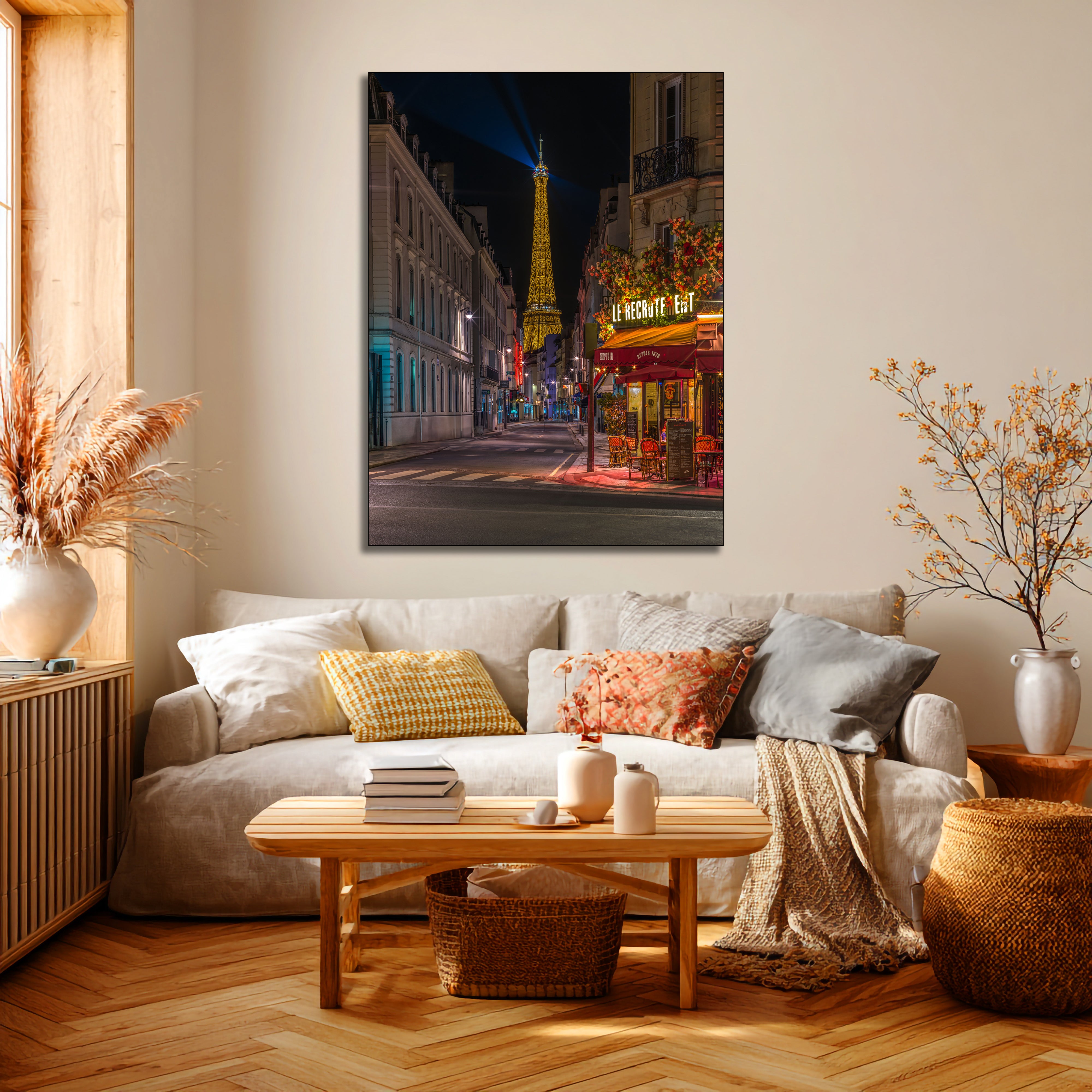 Le Recrutement Cafe Paris fine art | Canvas, Acrylic, Metal