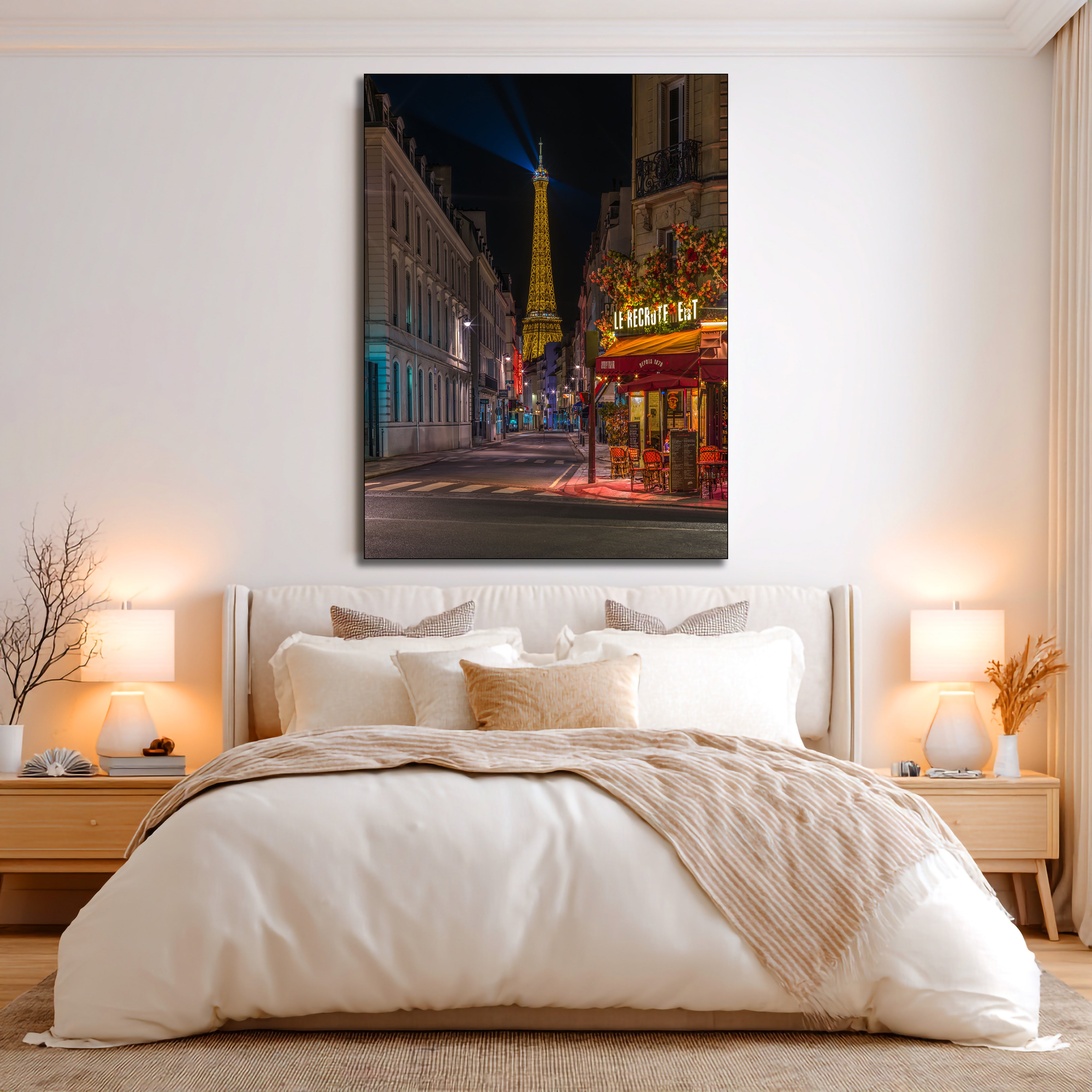 Le Recrutement Cafe Paris fine art | Canvas, Acrylic, Metal