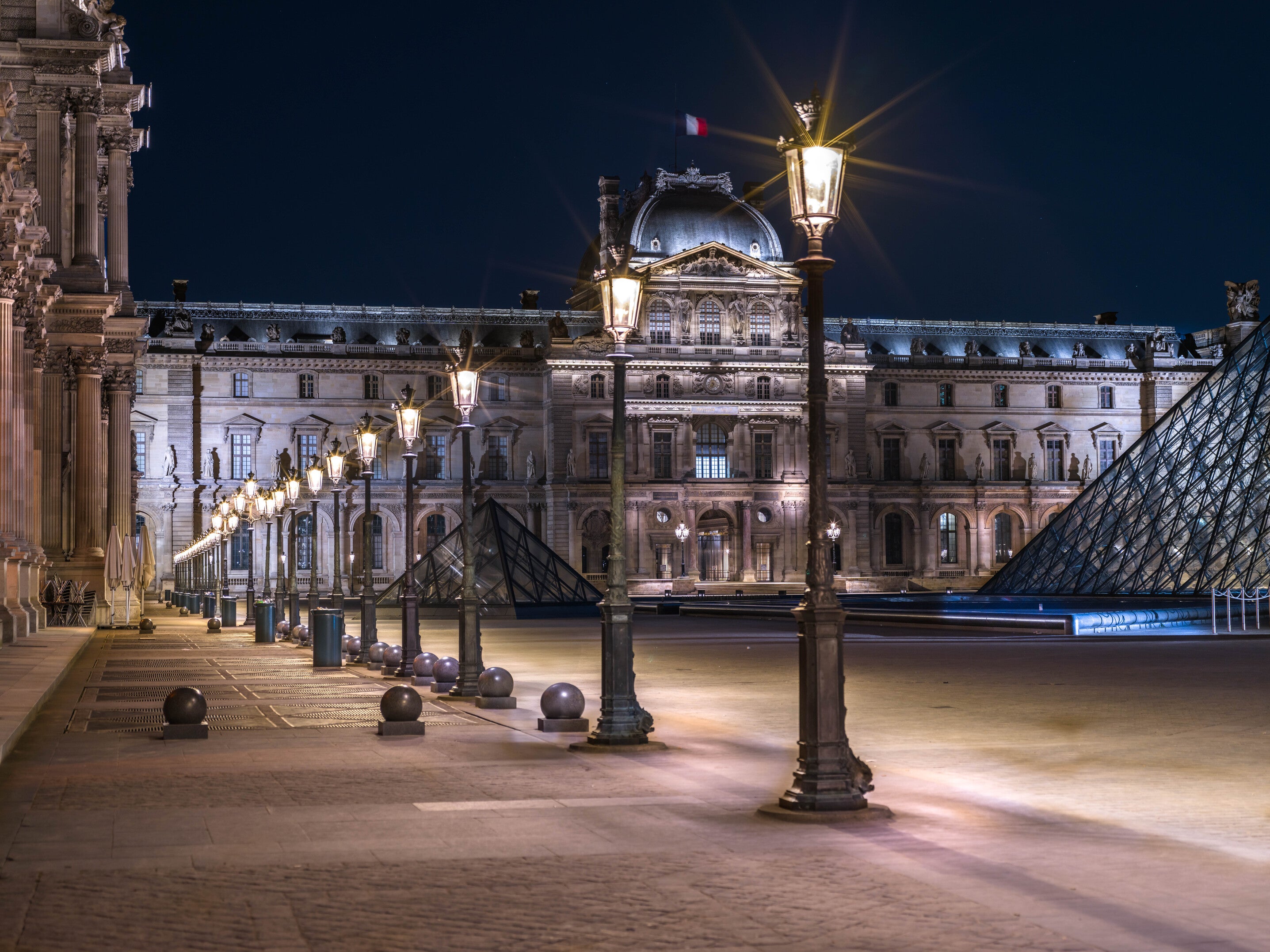 The Louvre Midnight – Iconic Museum Wall Art | Fine Art Photography Print