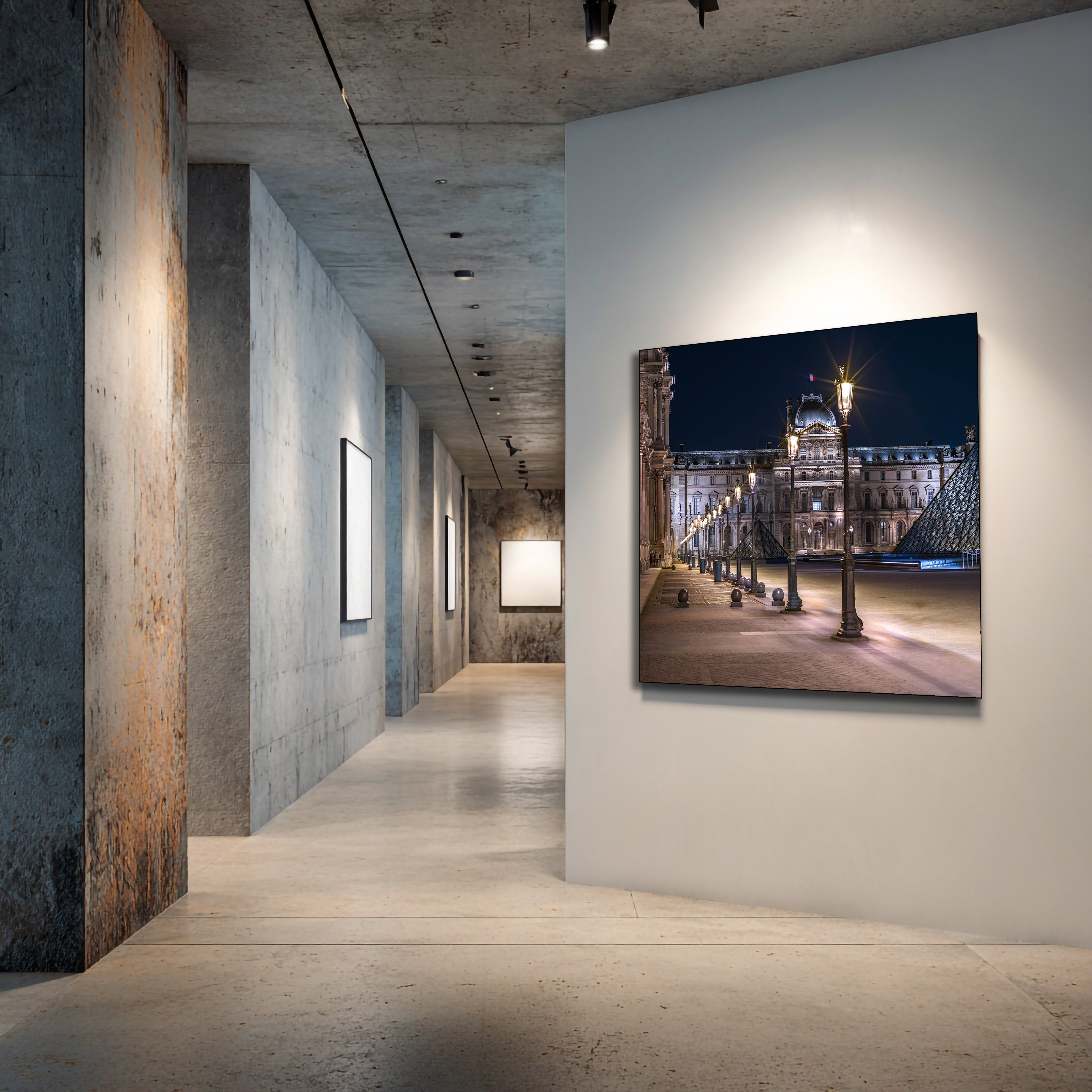 The Louvre Midnight – Iconic Museum Wall Art | Fine Art Photography Print