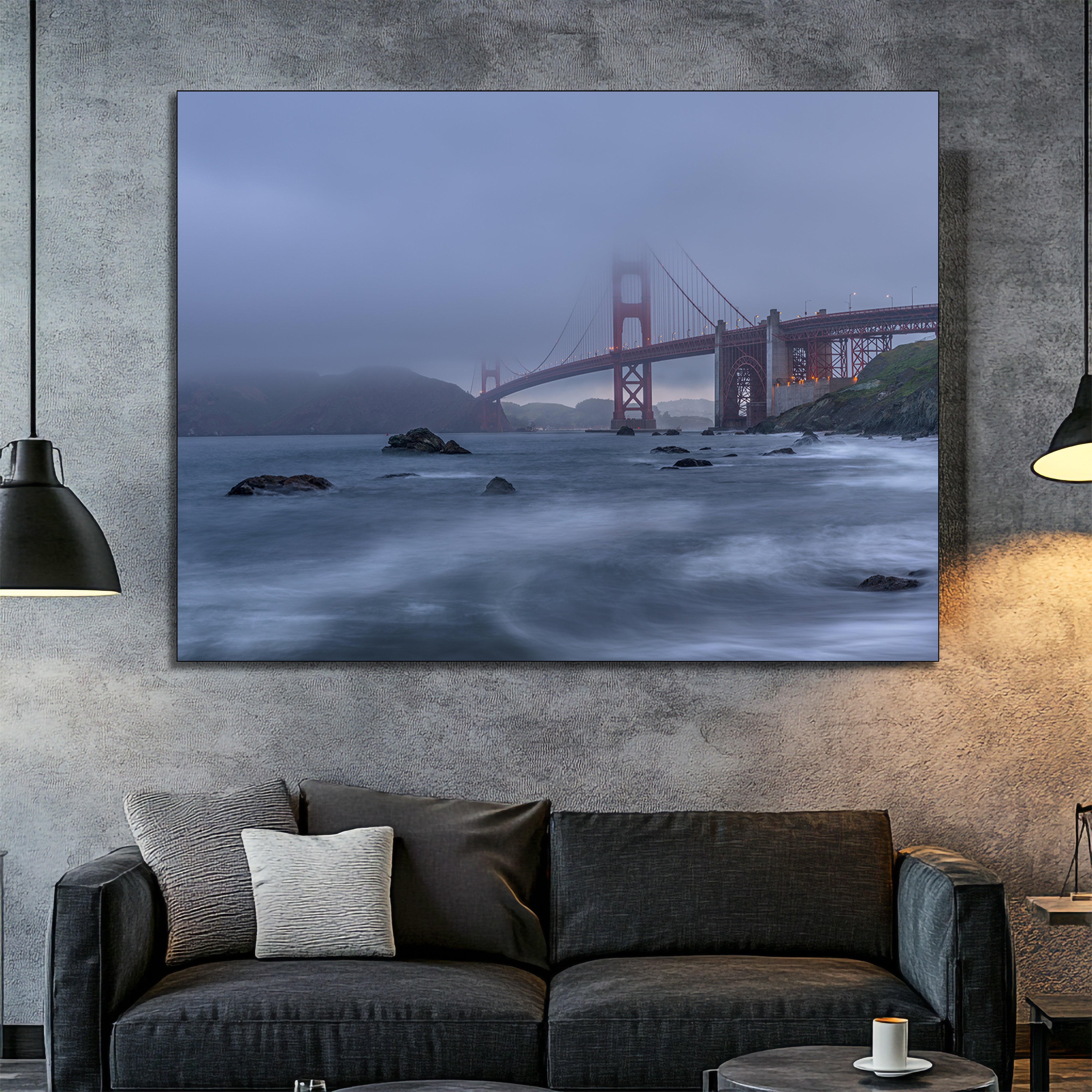 california beach landscape wall decor