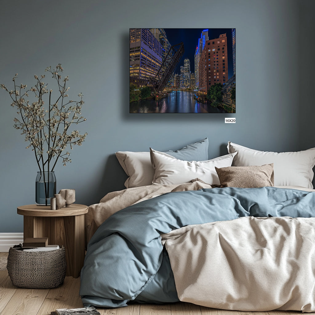 Kinzie Street Bridge – Chicago River Urban Photography | Historic Architecture Fine Art Print
