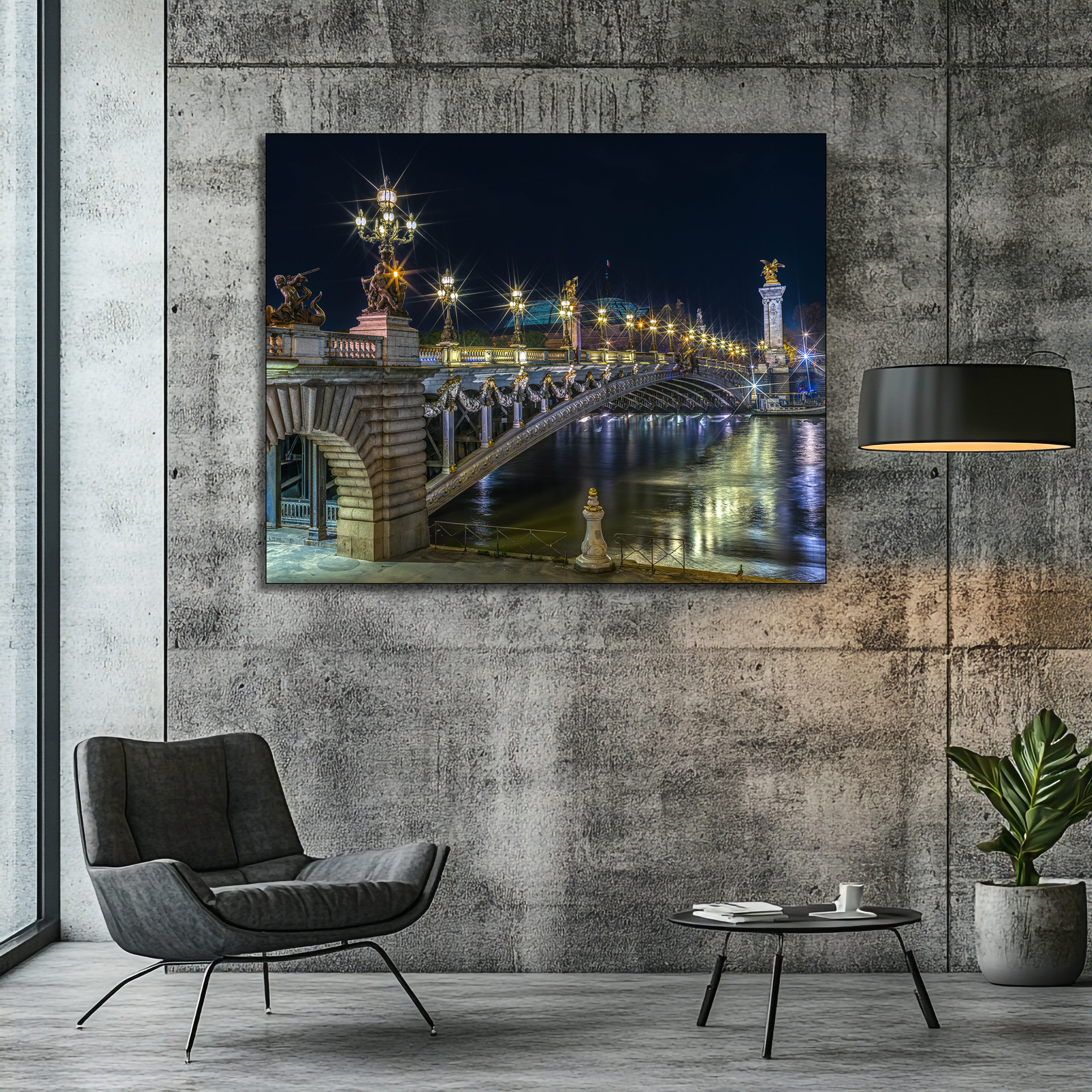 Pont Alexandre III Paris fine art | Canvas, Acrylic, Metal