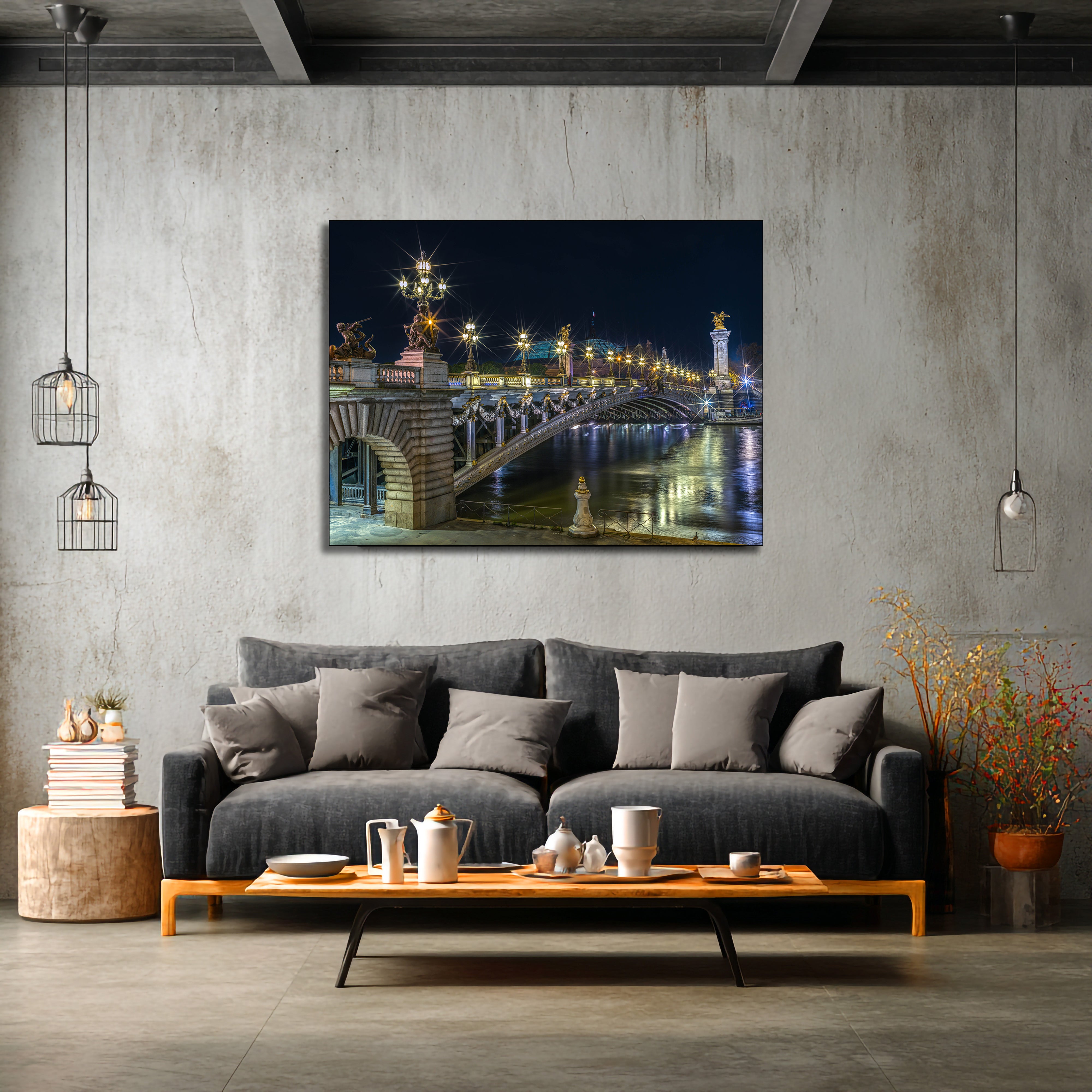 Pont Alexandre III Paris fine art | Canvas, Acrylic, Metal