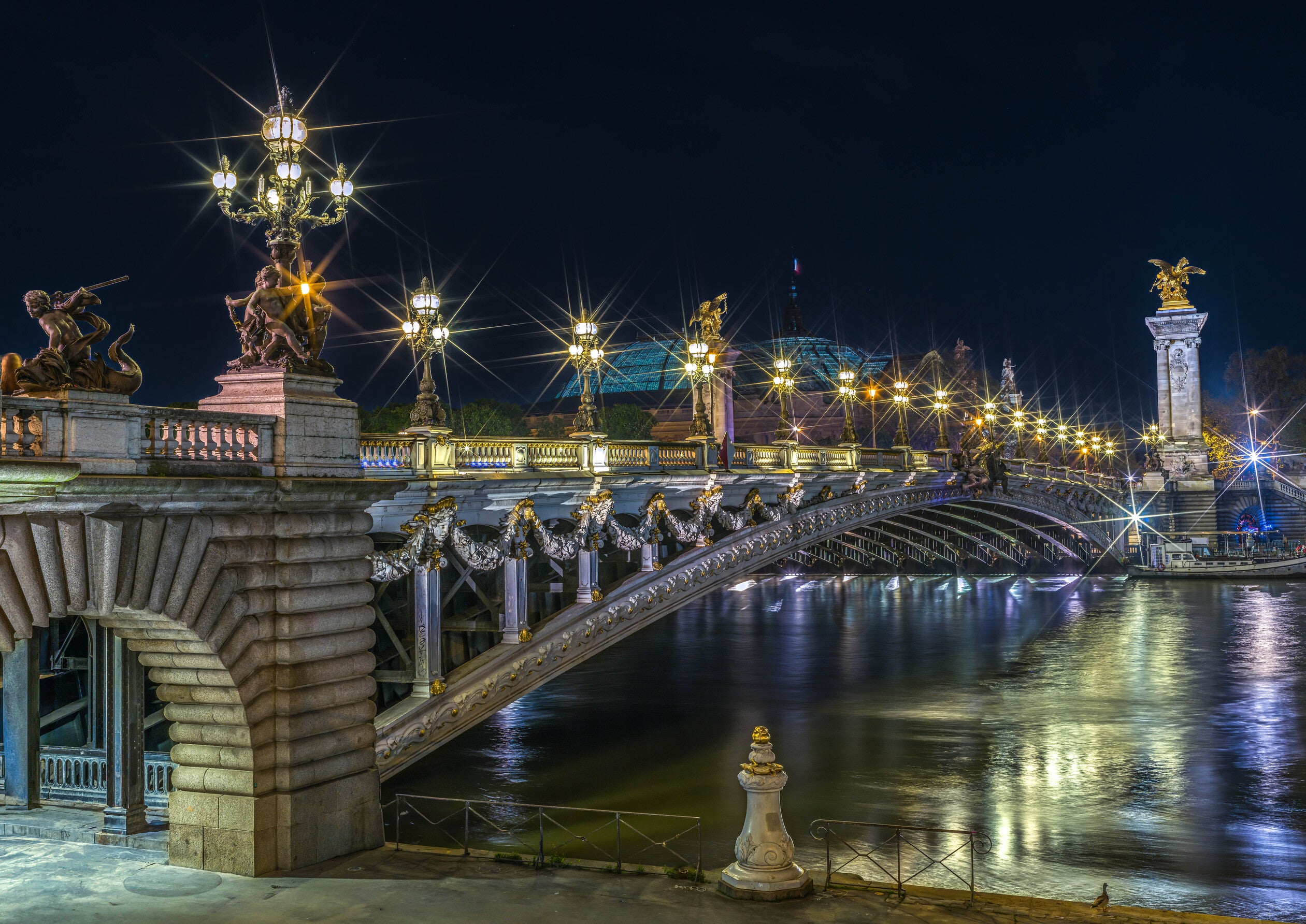 Pont Alexandre III Paris fine art | Canvas, Acrylic, Metal