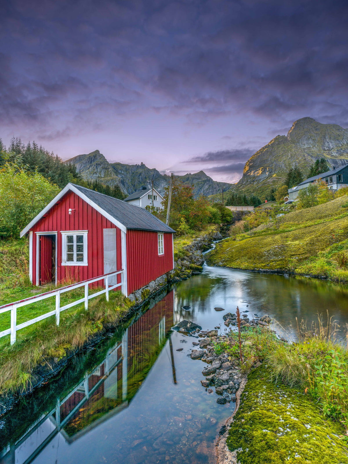 Reine Red Hut Wall Art | Lofoten Fine Art Print