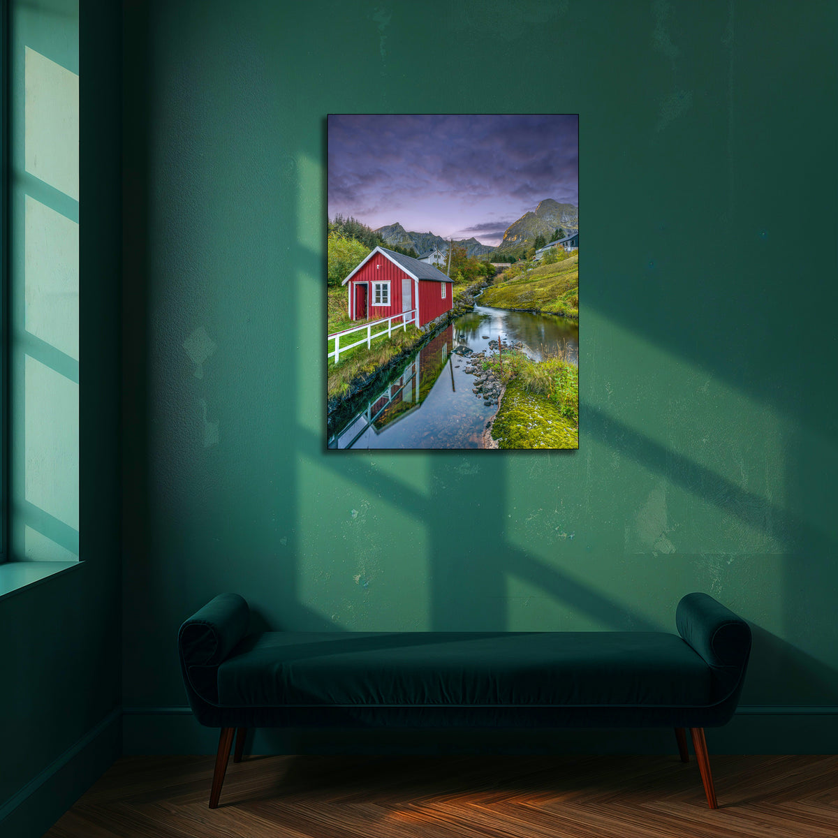 Reine Red Hut Wall Art | Lofoten Fine Art Print