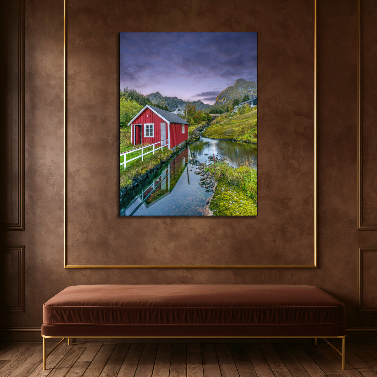 Reine Red Hut Wall Art | Lofoten Fine Art Print