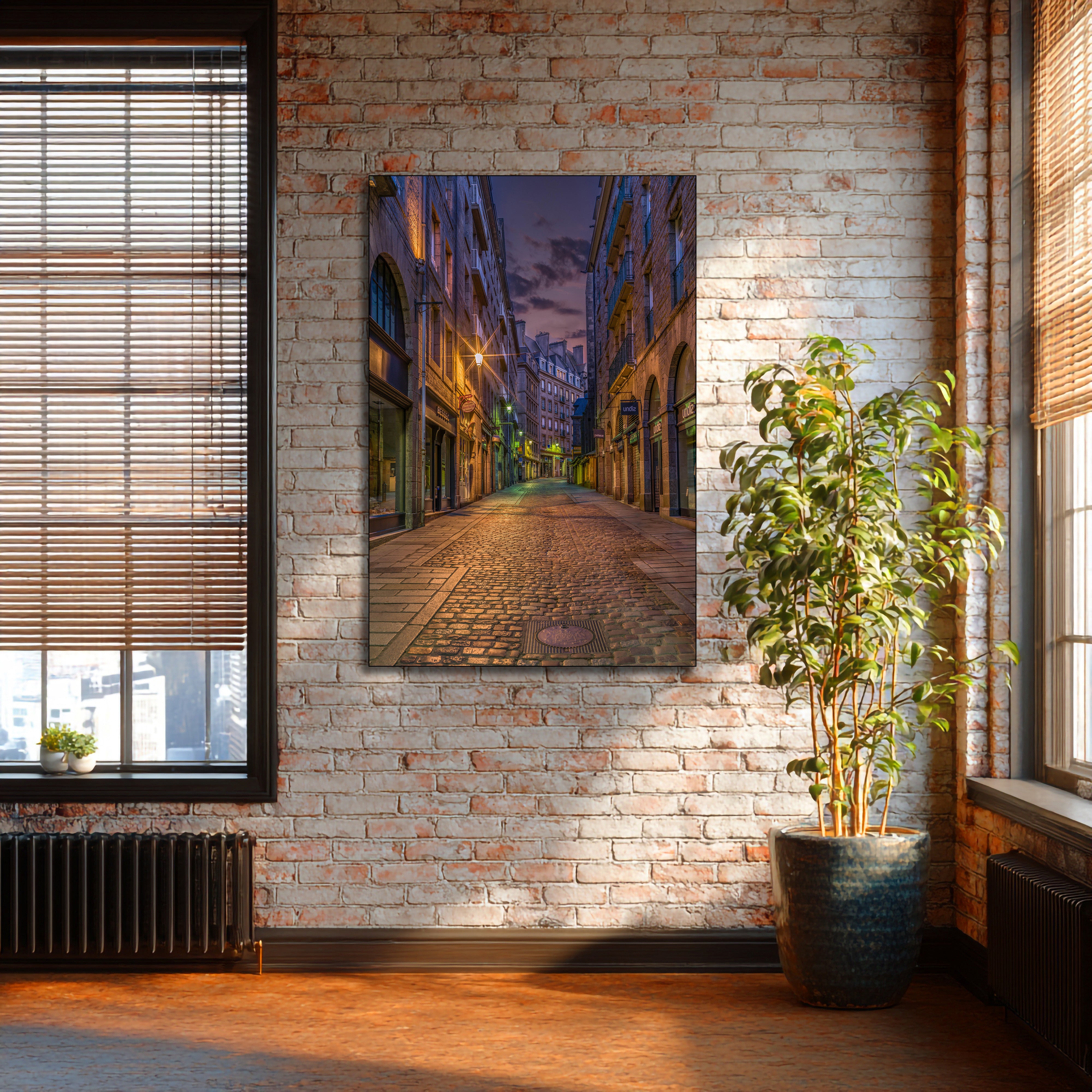 Saint Malo Alley France Wall Art | Canvas & Metal Prints