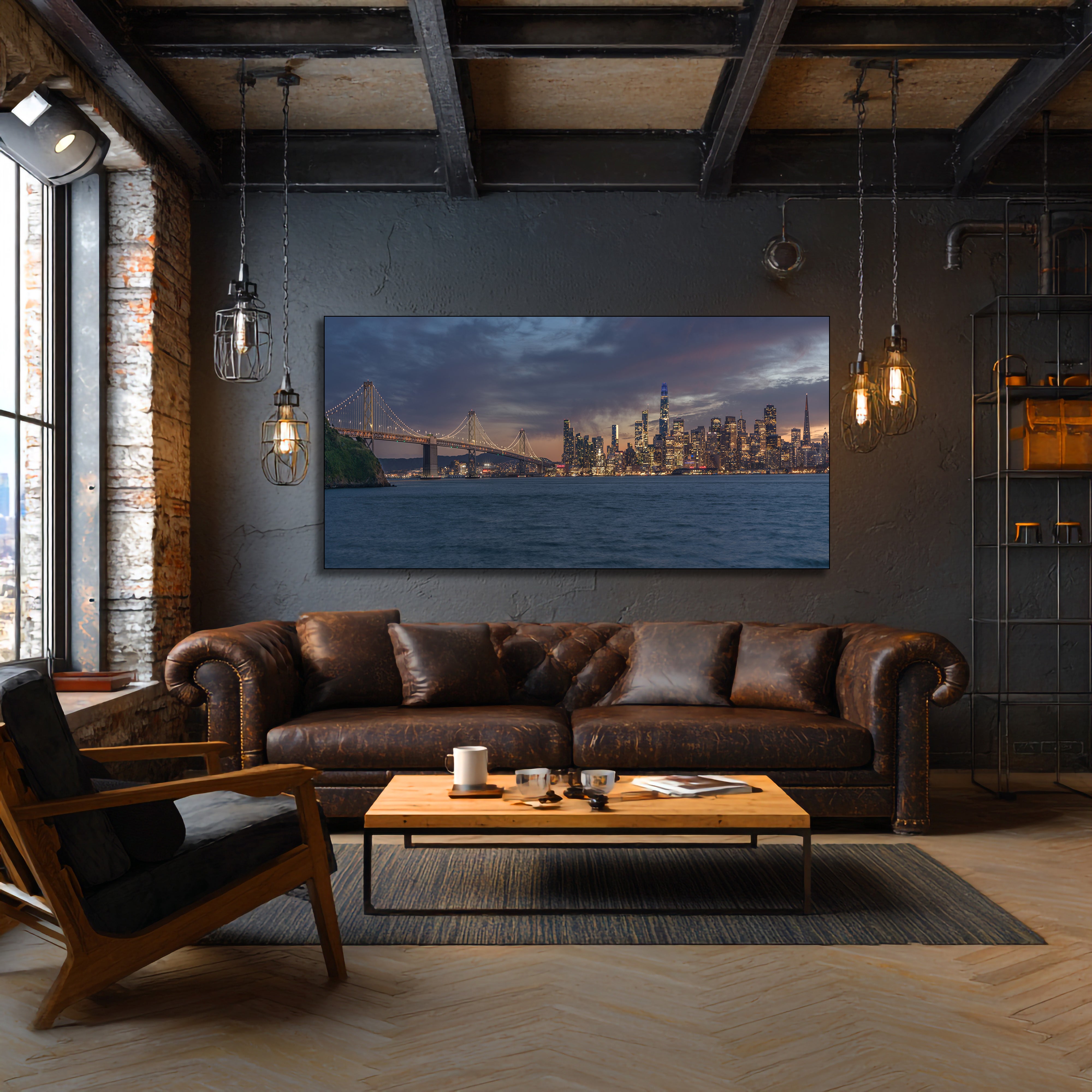 San Francisco Skyline Wall Art | Canvas & Metal Prints