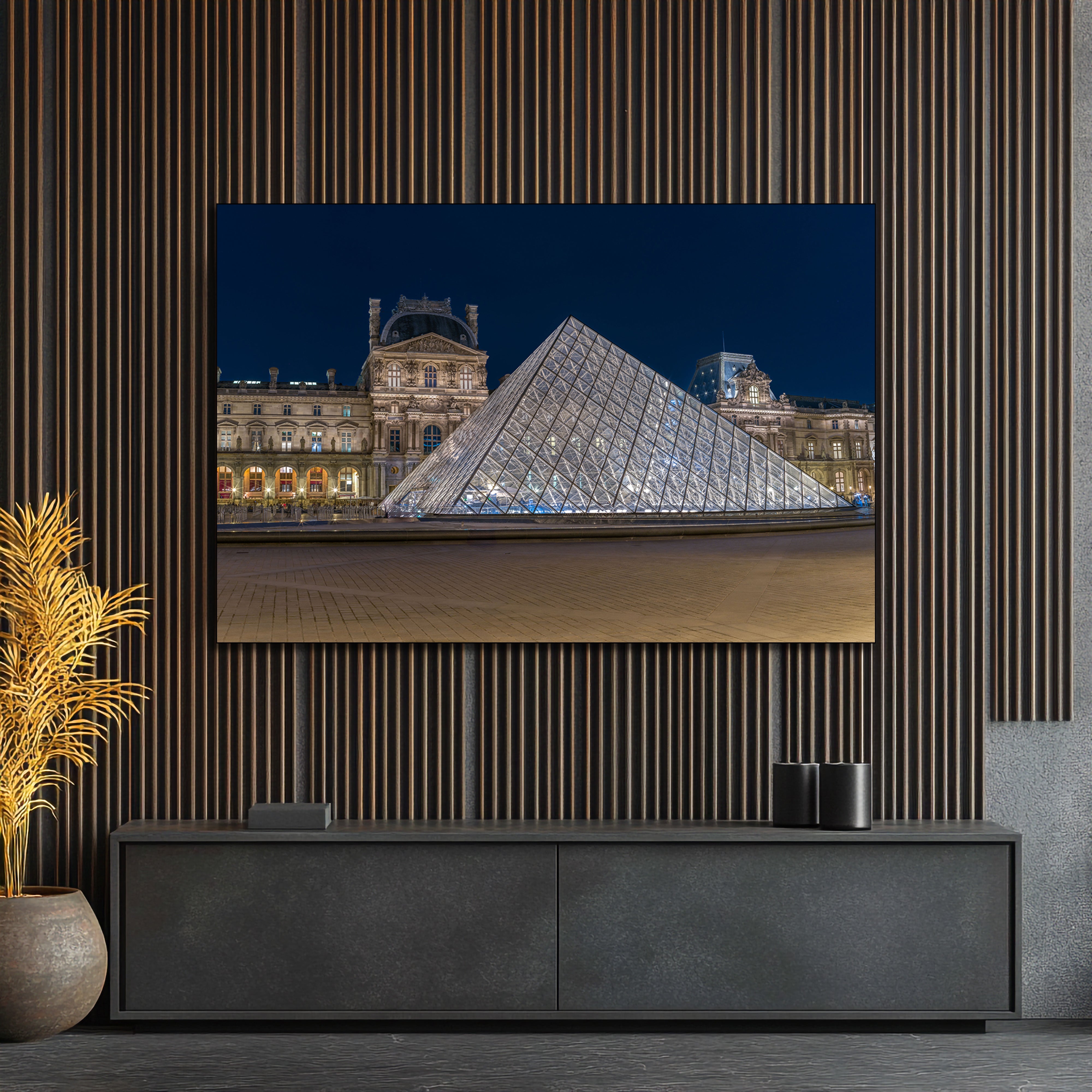 The Louvre Paris France fine art | Canvas, Acrylic, Metal
