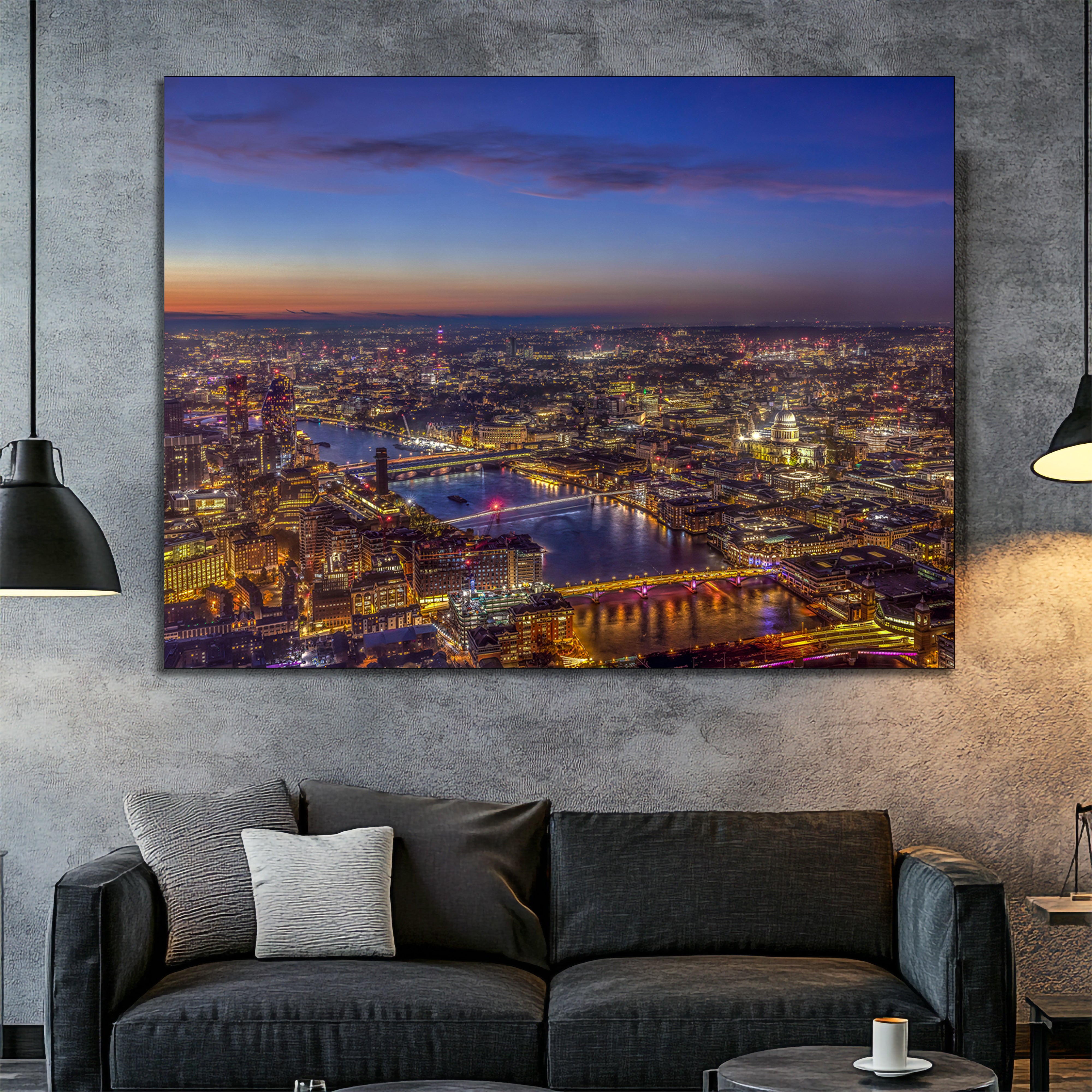 The Shard London fine art | Canvas, Acrylic, Metal