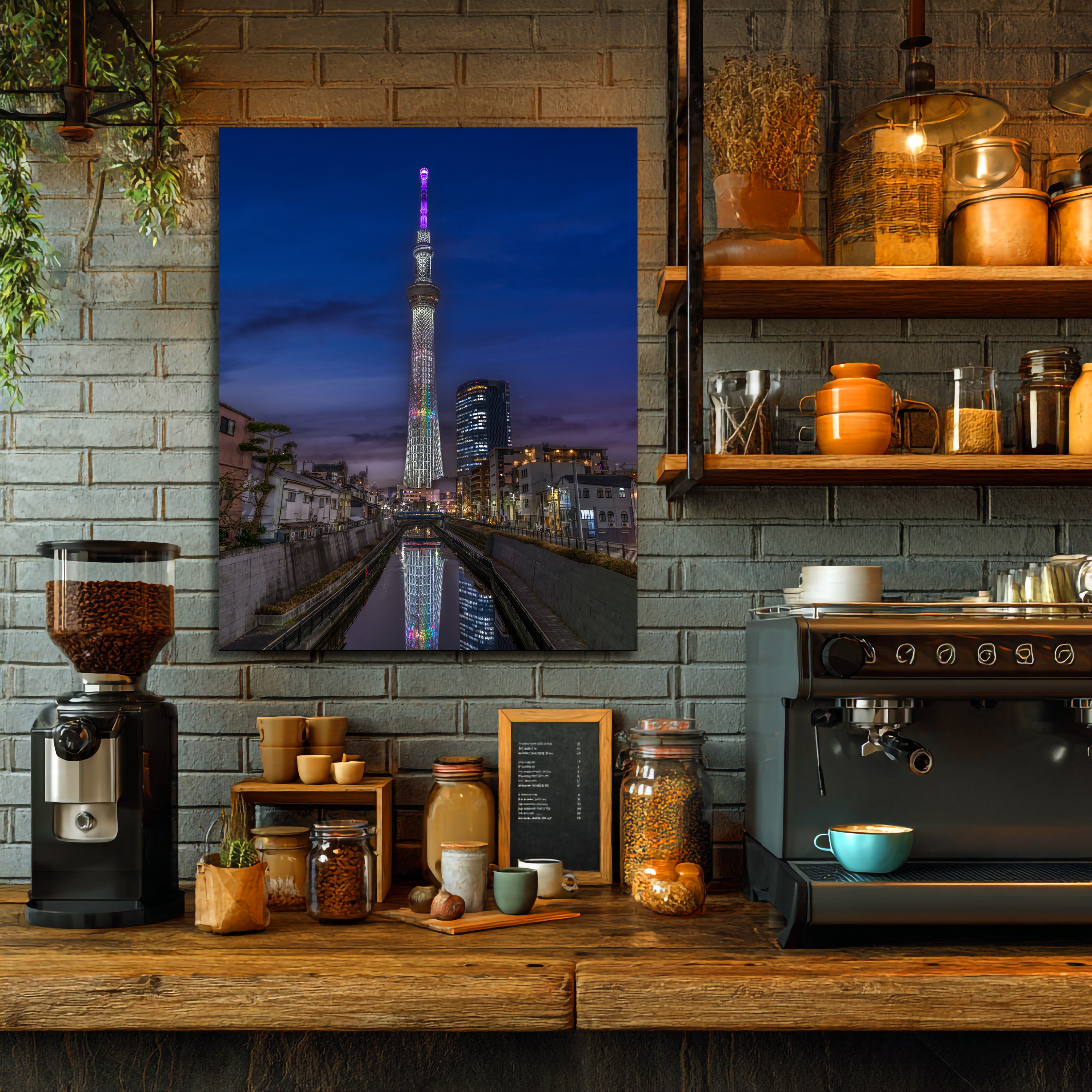 Jikken Bridge Tokyo Skytree Fine Art | Canvas, Acrylic, Metal