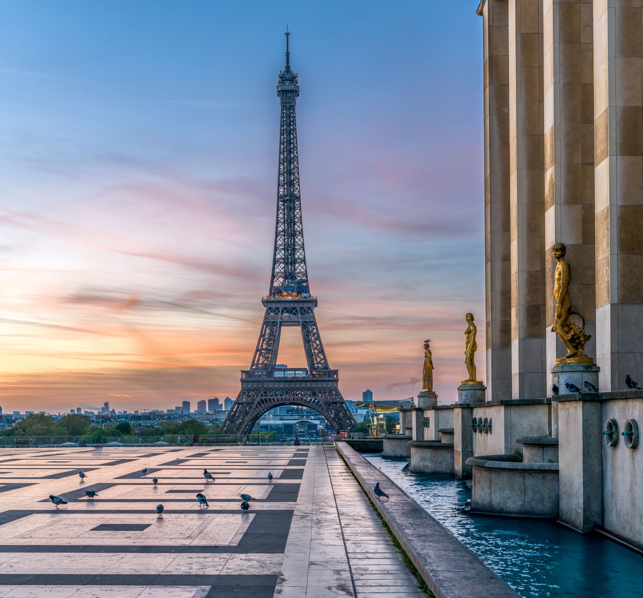 Trocadéro Eiffel Tower Paris Wall Art