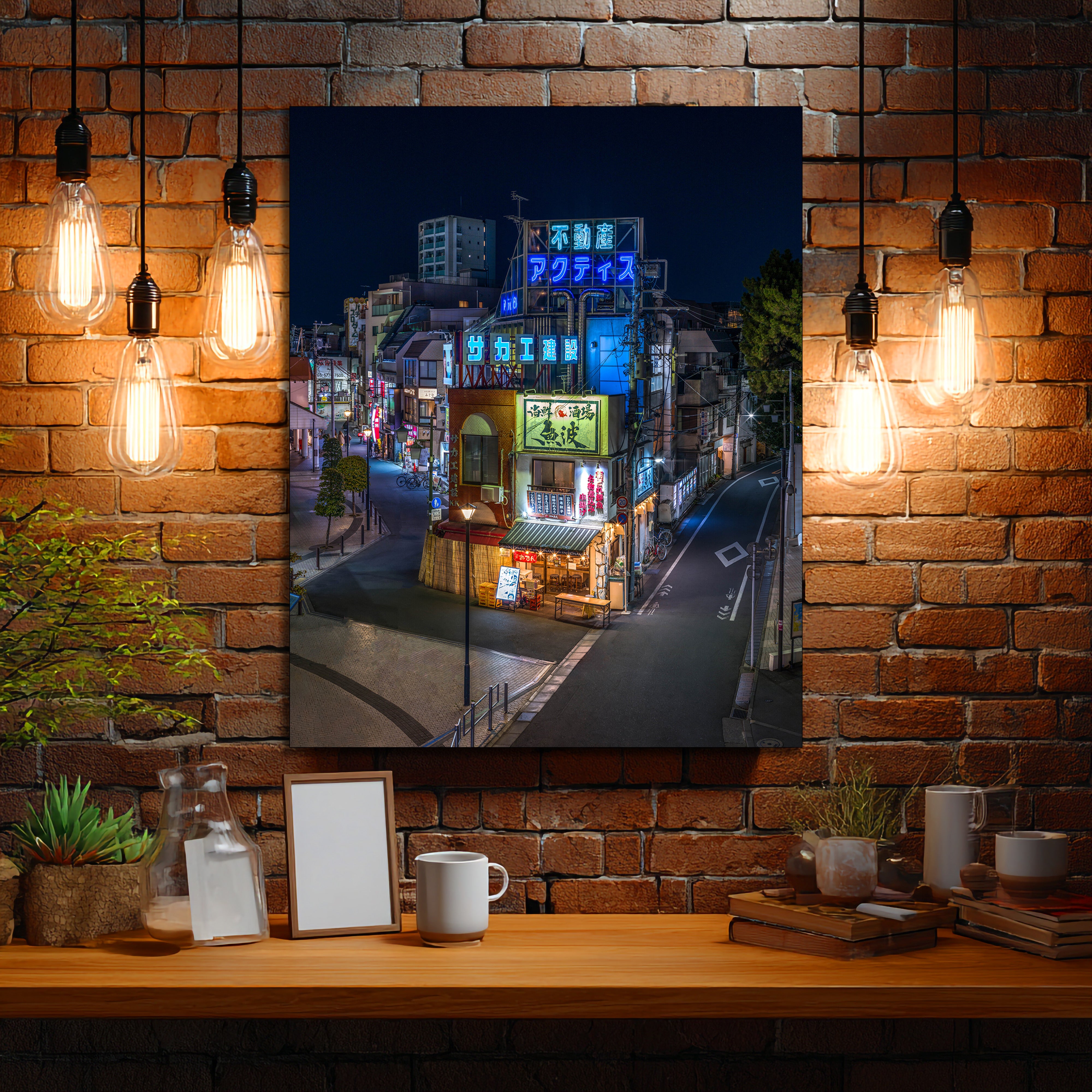 Tokyo Vibes Fine Art | Canvas, Acrylic, Metal