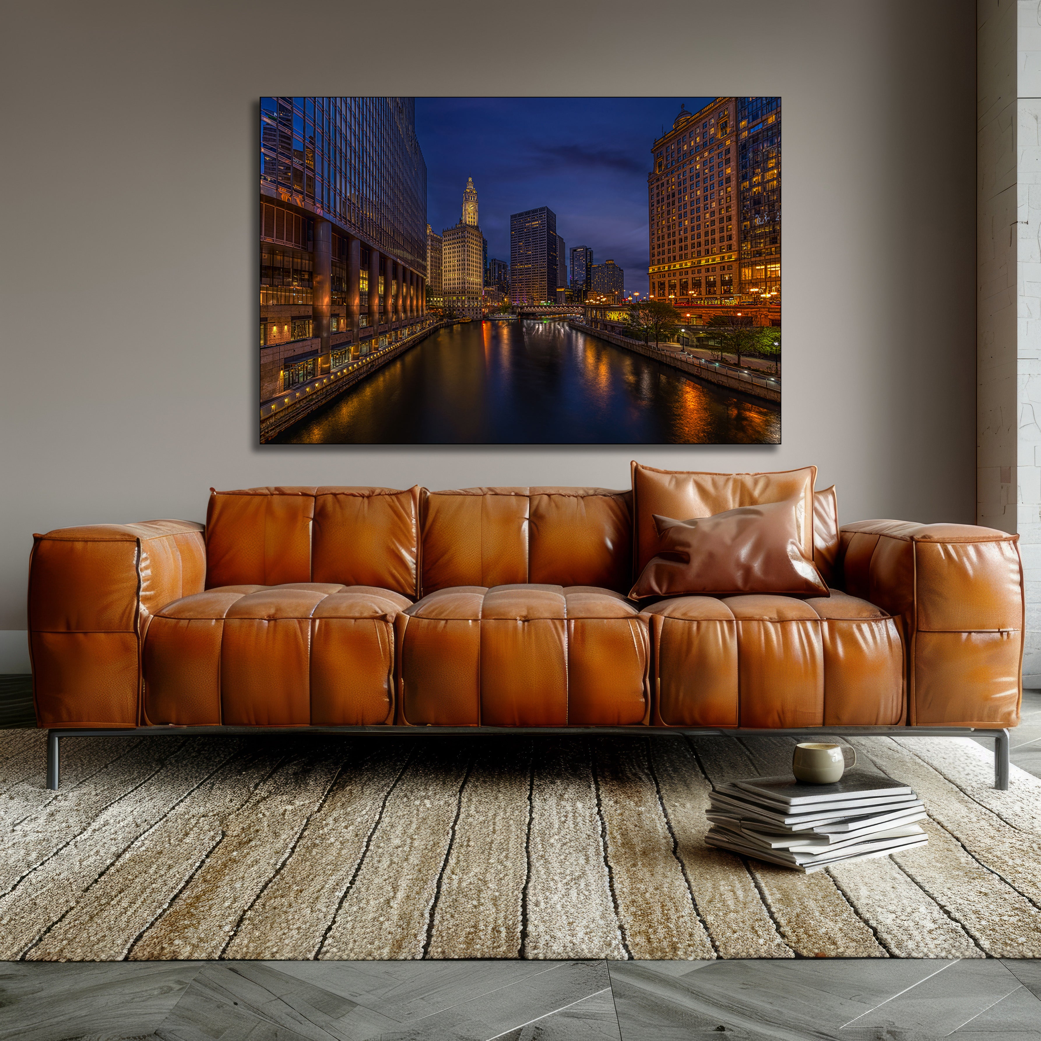 Chicago River North Wabash Street