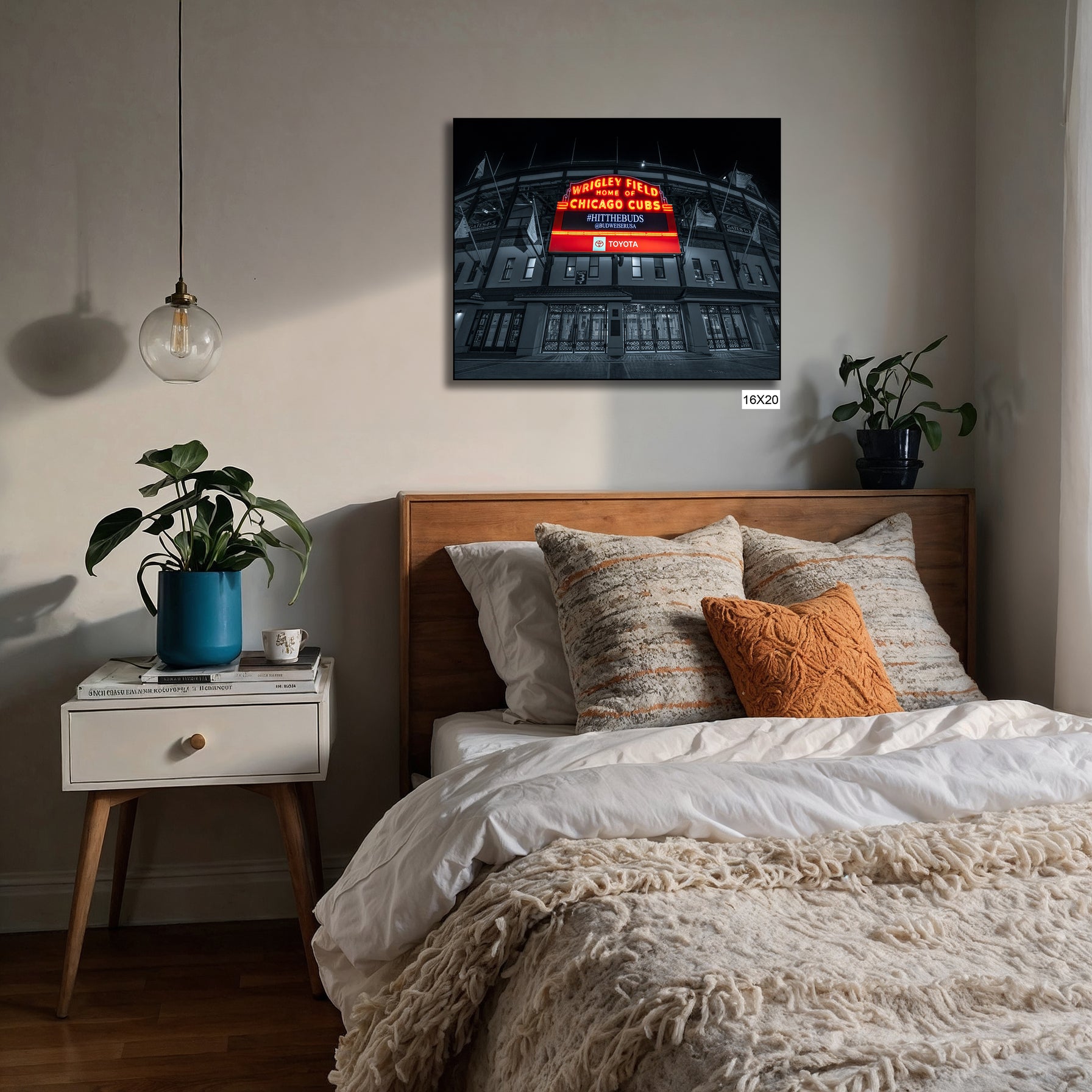 Wrigley Field – Home of the Chicago Cubs | Iconic Baseball Stadium Fine Art Print