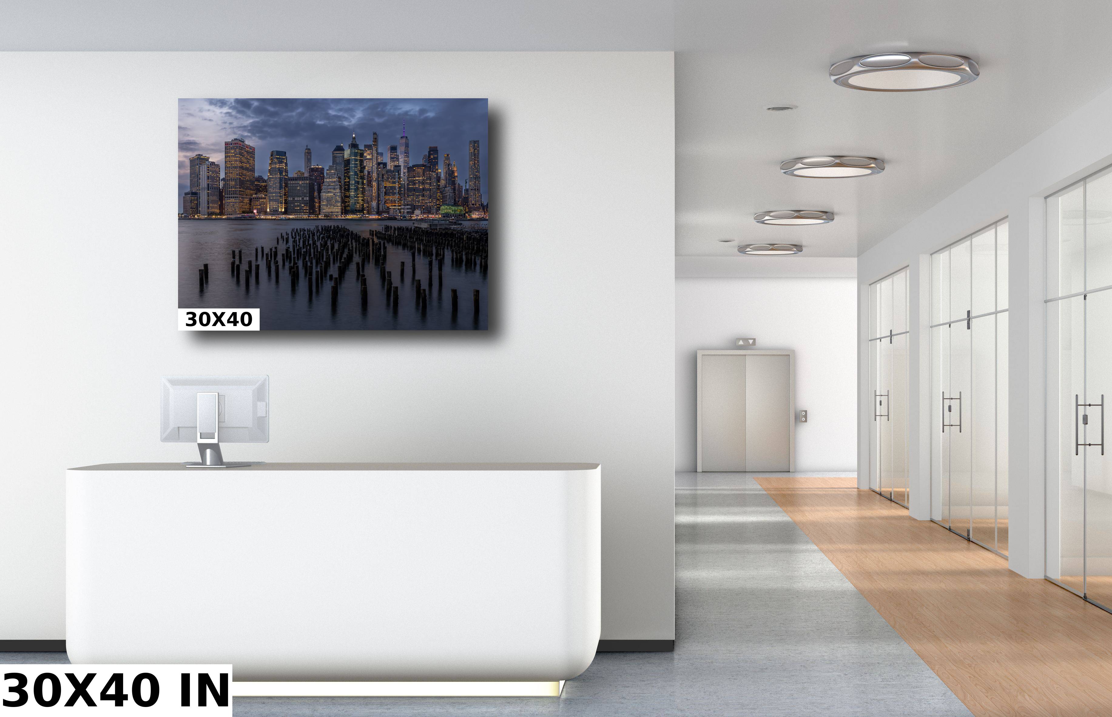 Brooklyn Bridge Pier Skyline