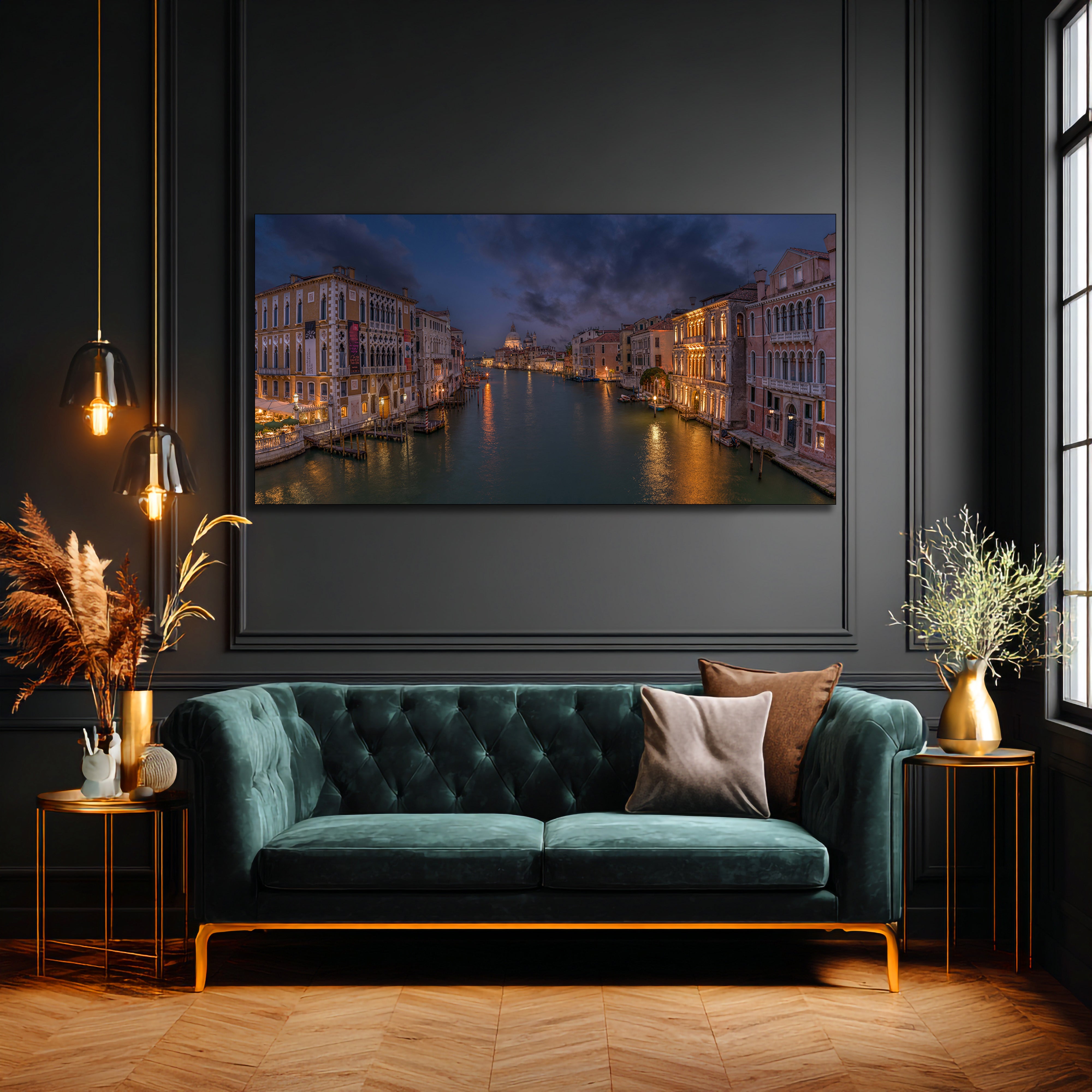 grand canal acrylic artwork
